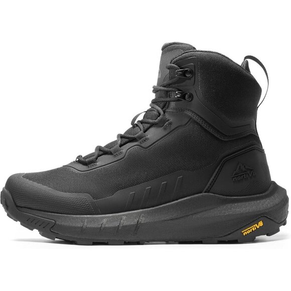 〽️Men\'s Black Nortiv 8 Tactical Hiking Lightweight Arch Support Work Boots main image 3
